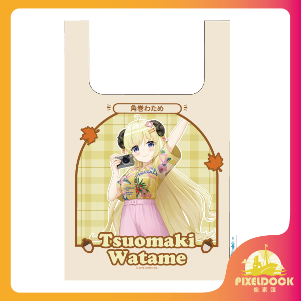 Hololive 購物袋 Hololive 購物袋, Hololive 帆布袋, VTuber 周邊, Hololive Merchandise, 動漫聯名包袋, Hololive 限量周邊, Anime Tote Bag, 動漫收藏袋, 正版帆布包