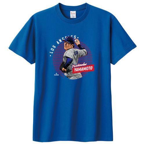 山本由伸 Yoshinobu Yamamoto【棒球應援T恤】Los Angeles D Dots 藍色 - MLBPA官方授權 500 LEVEL 山本由伸,山本由伸T恤,山本由伸應援,山本由伸周邊,WBC 2026,WBC世界棒球經典賽,世界棒球經典賽T恤,應援T恤,棒球應援服,正版授權,MLBPA官方授權,球迷收藏,棒球周邊商品,美國潮牌500 LEVEL