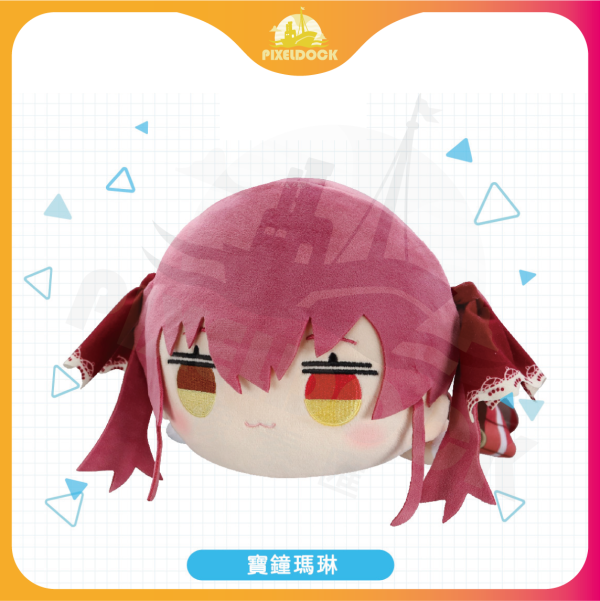 寶鐘瑪琳-絨毛趴姿娃娃 Hololive 絨毛娃娃, Hololive FURYU 娃娃, VTuber 周邊, Hololive Merchandise, 限量收藏娃娃, Anime Plush Doll