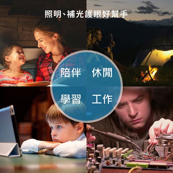 iSee 萬年曆摺疊觸控LED護眼檯燈 (IS-LED S1) iSee 檯燈, LED 護眼檯燈, 萬年曆檯燈, 摺疊檯燈, 觸控調光檯燈, 多功能檯燈, 書桌檯燈, 辦公室照明, 床頭燈, IS-LED S1