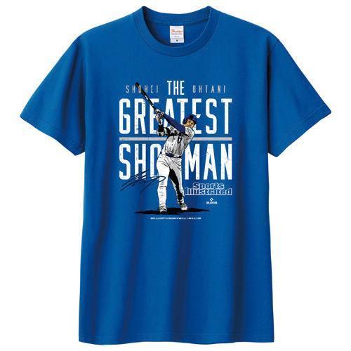 大谷翔平 Shohei Ohtani【棒球應援T恤】Sport Illustrated & Los Angeles D The Greatest Showman 藍色 - MLBPA官方授權 500 LEVEL 大谷翔平,大谷翔平T恤,大谷翔平應援,大谷翔平周邊,WBC 2026,WBC世界棒球經典賽,世界棒球經典賽T恤,應援T恤,棒球應援服,MLBPA正版授權,官方授權,球迷收藏,棒球周邊商品,美國潮牌500 LEVEL