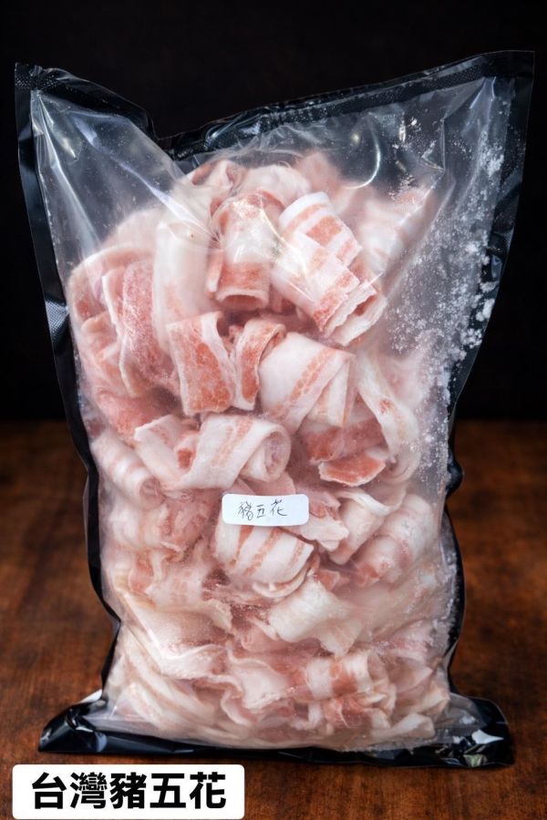 台灣豬五花肉片 