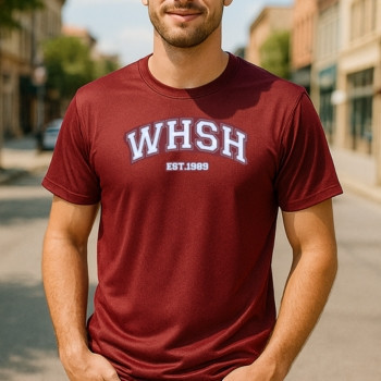 WH經典字母短T T恤,T-shirt,CVC精梳棉,文華高中,WHSH,寧夏日常,字母短T,精梳棉T-shirt,休閒T-shirt 推薦,百搭 T 恤,休閒服飾,日用品,療癒商品,生活選物,網路商店,瑪琪朵嚴選,質感生活,網路選物店,校園紀念品