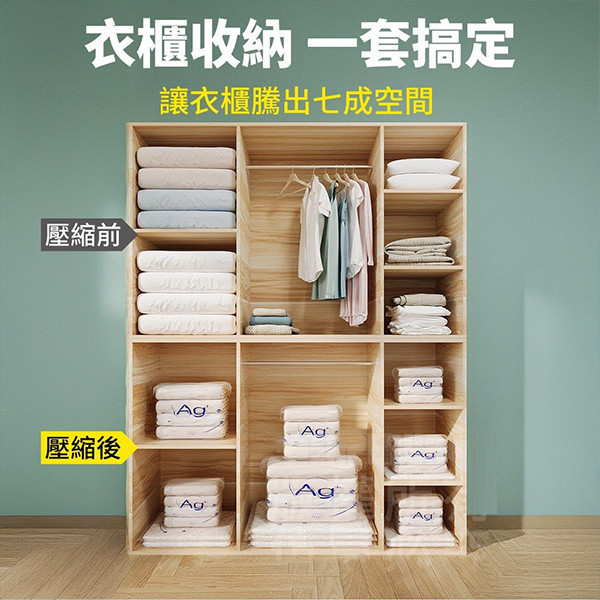 【銀離子真空壓縮袋】加厚抗菌防霉・免抽氣快速排氣・收納節省空間 真空壓縮袋,銀離子壓縮袋,抗菌收納袋,防霉壓縮袋,免抽氣壓縮袋,加厚壓縮袋,旅行壓縮袋,衣物收納袋,真空收納袋,節省空間