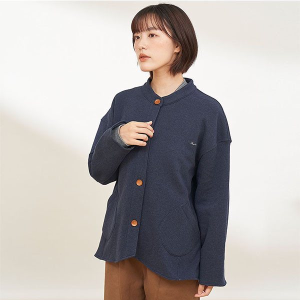 口袋造型內刷毛保暖厚外套-共2色 