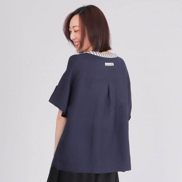 涼爽亞麻寬版上衣(共2色) 亞麻,襯杉,服裝,女裝,fantino