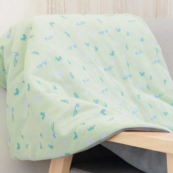 UMORFIL®膠原蛋白珊瑚絨童被/兒童被/蓋毯/嬰兒被72X120cm-拼接綠 女襪,台灣設計,台灣製造,文青,短襪,文創設計,刺蝟,膠原蛋白,居家良品,寢具,枕套