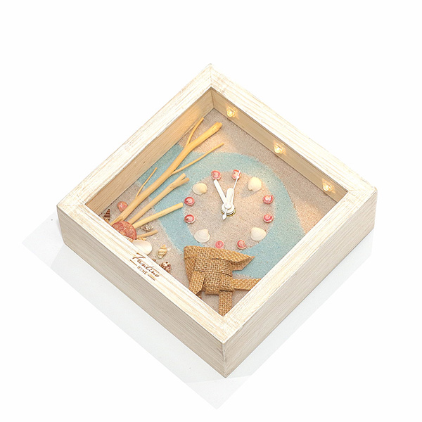 海洋深呼吸 手工木作時鐘-探索深海 魚右 家居品, 時鐘, 原木時鐘, 海洋時鐘, 手工時鐘, 療癒時鐘
