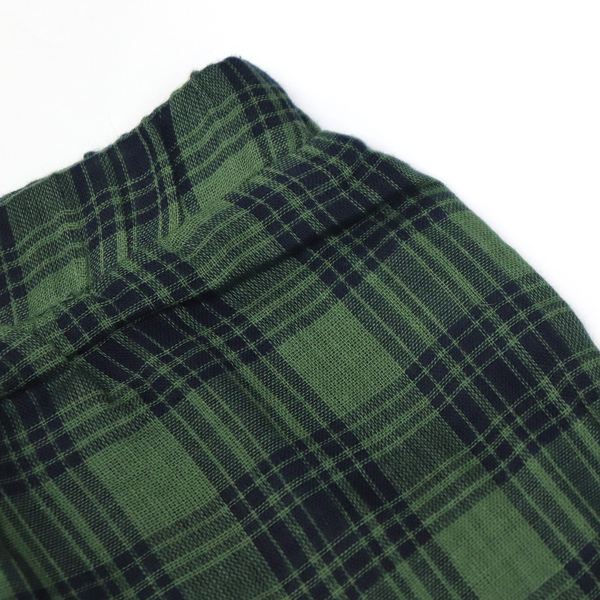 英倫風雙層紗格紋家居褲／居家長褲(共3色) 家居服,舒適,刺繡,台灣設計,台灣製造,文青,文創設計,刺蝟,居家良品
