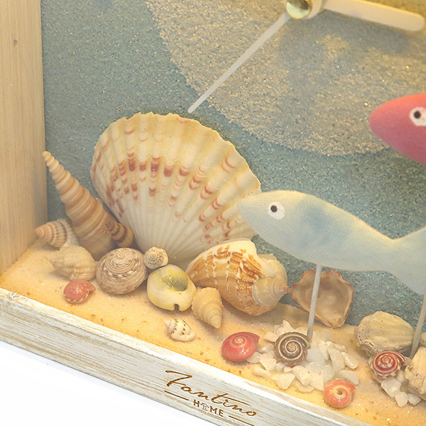 海洋深呼吸 手工木作時鐘-海底派對 魚右 家居品, 時鐘, 原木時鐘, 海洋時鐘, 手工時鐘, 療癒時鐘