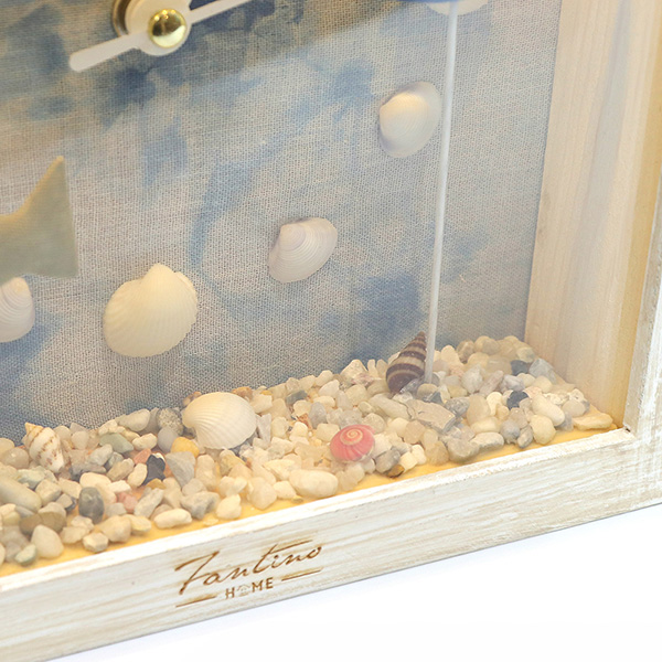 海洋深呼吸 手工木作時鐘-悠游幻境 家居品, 時鐘, 原木時鐘, 海洋時鐘, 手工時鐘, 療癒時鐘