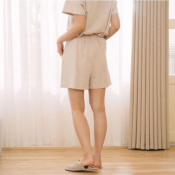 MIT有機棉車線配色短褲-共2色 