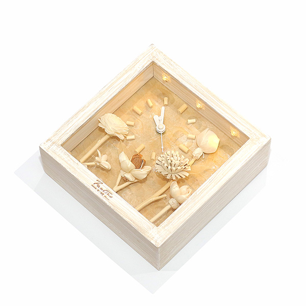 小花絮語 手工木作時鐘 家居品, 時鐘, 原木時鐘, 海洋時鐘, 手工時鐘, 療癒時鐘