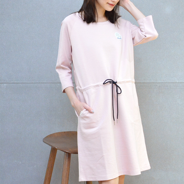 刺繡連身洋裝(共2色) 休閒服,舒適,刺繡,台灣設計,台灣製造,文青,文創設計,刺蝟,戶外休閒