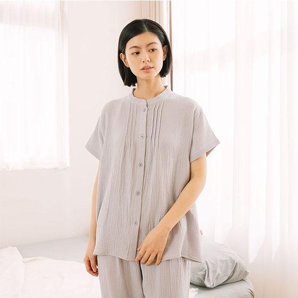 呼吸二重紗開襟上衣-共2色 
