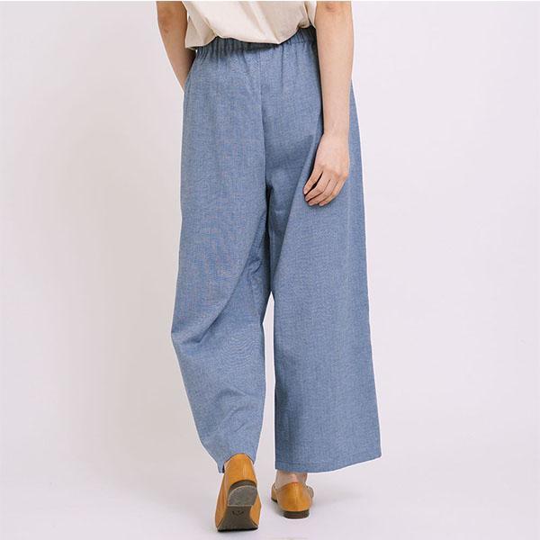 側剪接設計造型長褲-共2色 