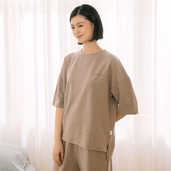 MIT有機棉五分袖上衣-共2色 