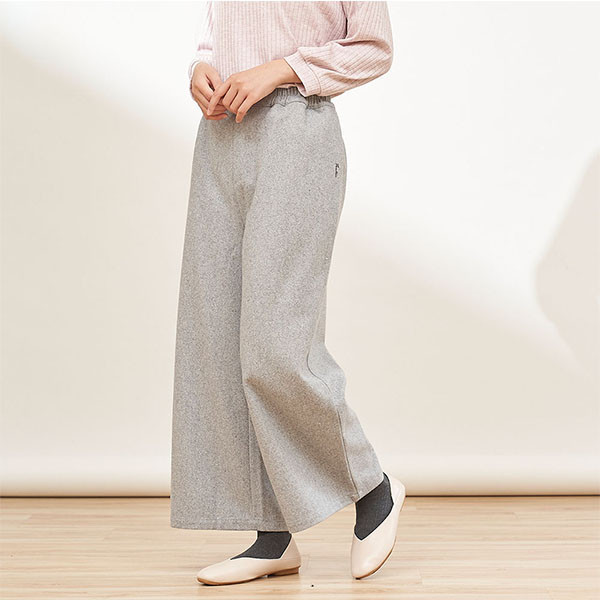 冬日保暖羊毛寬褲-共2色 