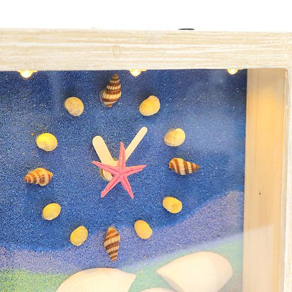 【已售完】海洋深呼吸 手工木作時鐘-海底星空 家居品, 時鐘, 原木時鐘, 海洋時鐘, 手工時鐘, 療癒時鐘