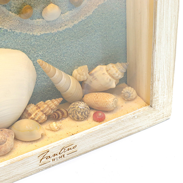 海洋深呼吸 手工木作時鐘-貝殼天堂 右鐘 家居品, 時鐘, 原木時鐘, 海洋時鐘, 手工時鐘, 療癒時鐘