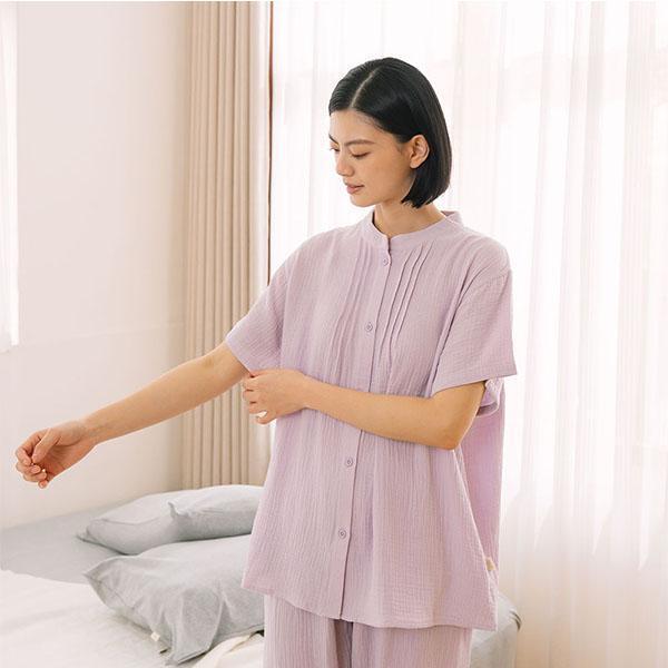 呼吸二重紗開襟上衣-共2色 