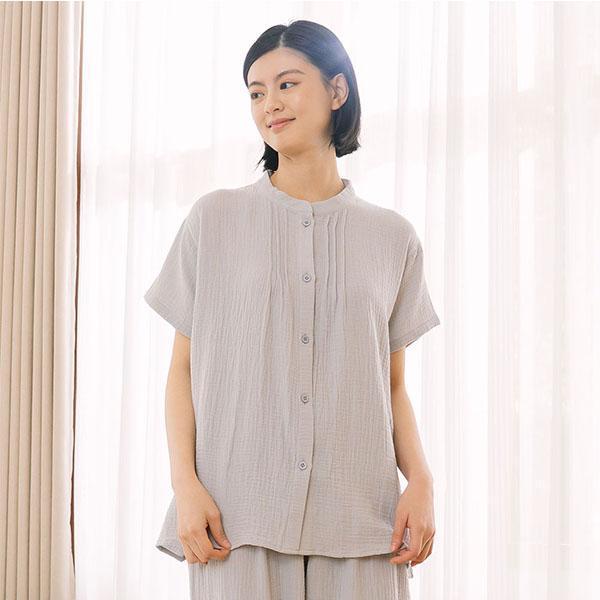 呼吸二重紗開襟上衣-共2色 