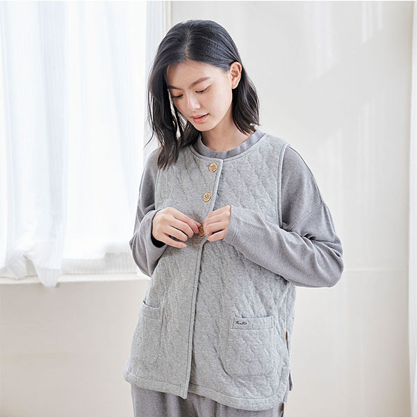 MIT有機棉鋪棉背心-共2色 