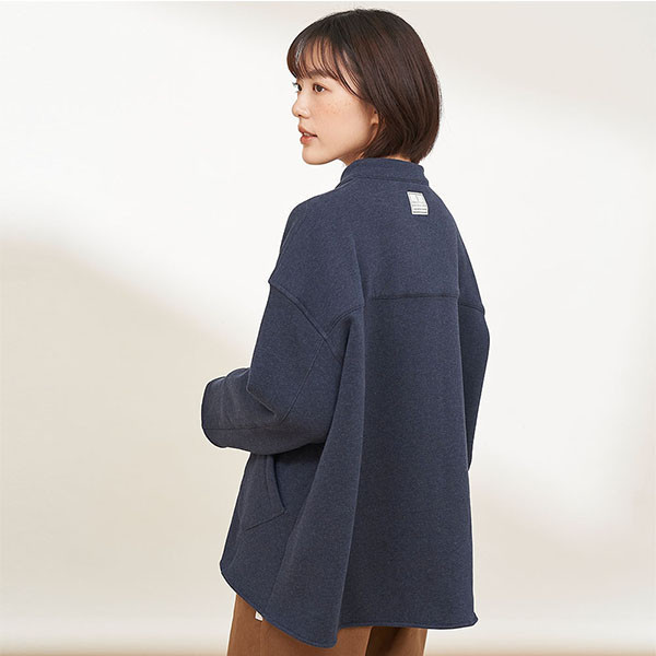 口袋造型內刷毛保暖厚外套-共2色 