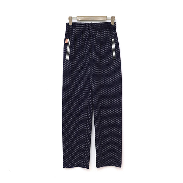 UMORFIL®膠原蛋白小波點舒適居家褲-丈青 睡衣,家居服,居家服,家居褲,居家褲,舒服睡衣,umorfil,膠原蛋白紗,美膚膠原蛋白,有機棉,親膚