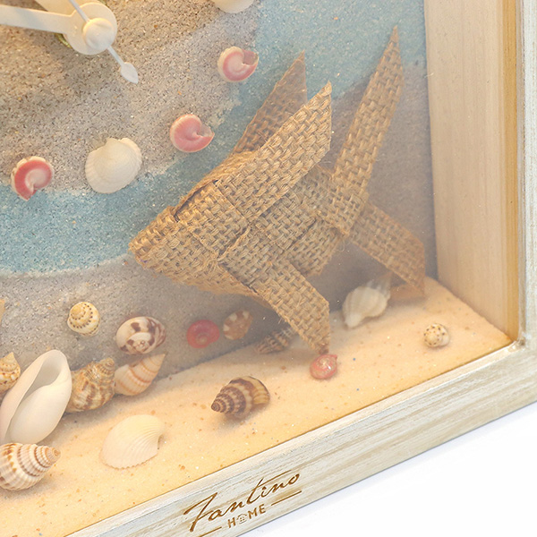 海洋深呼吸 手工木作時鐘-探索深海 魚右 家居品, 時鐘, 原木時鐘, 海洋時鐘, 手工時鐘, 療癒時鐘