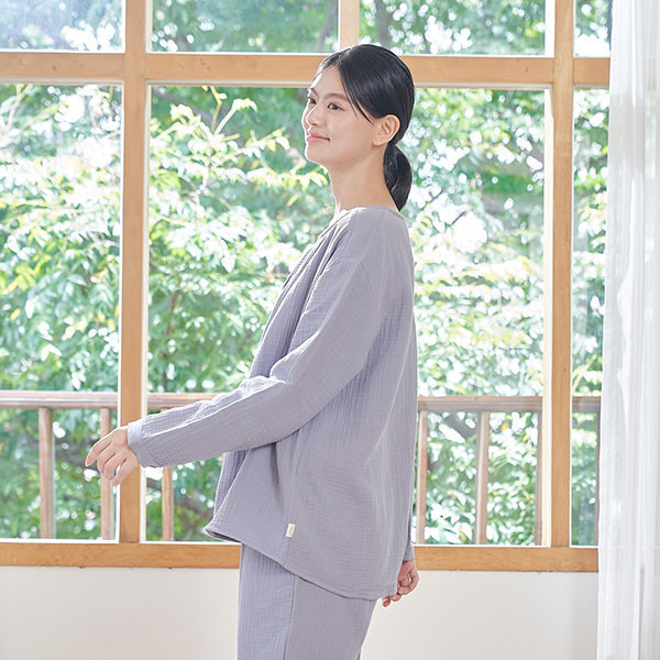 【成套優惠】呼吸三重紗肩開釦套裝-共2色 