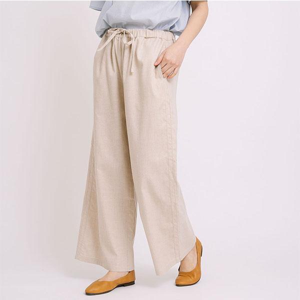 側剪接設計造型長褲-共2色 