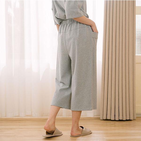 MIT有機棉前口袋八分褲-共2色 