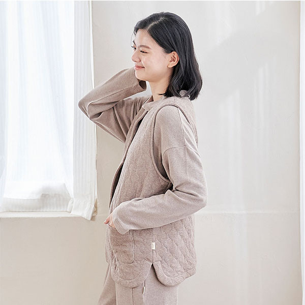 MIT有機棉鋪棉背心-共2色 