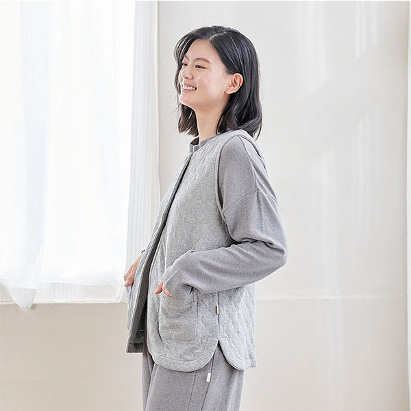 MIT有機棉鋪棉背心-共2色 