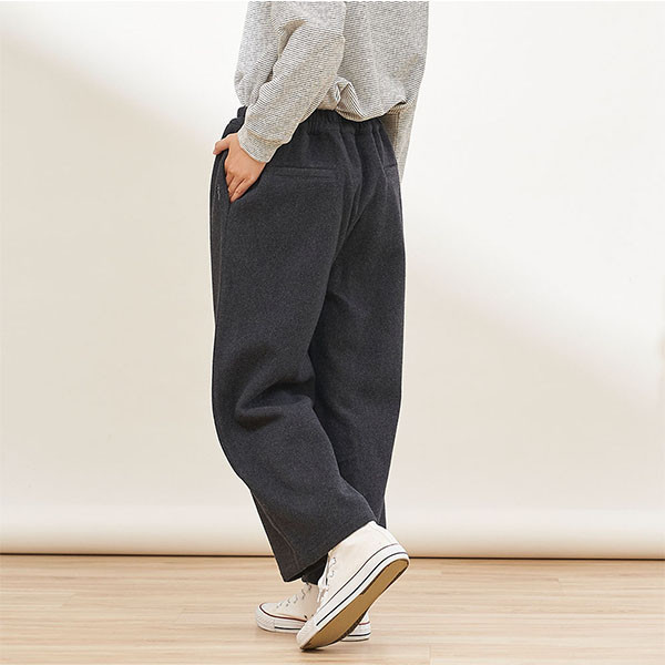冬日保暖羊毛寬褲-共2色 