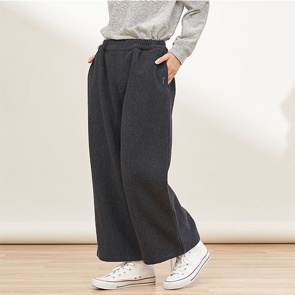 冬日保暖羊毛寬褲-共2色 