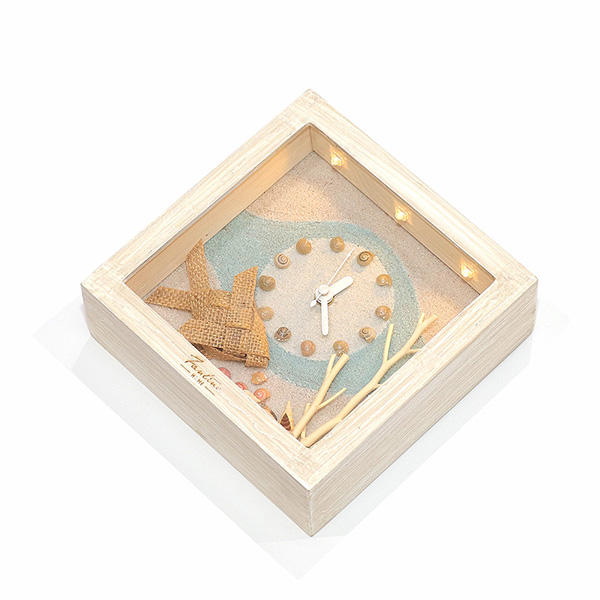 海洋深呼吸 手工木作時鐘-探索深海 魚左 家居品, 時鐘, 原木時鐘, 海洋時鐘, 手工時鐘, 療癒時鐘