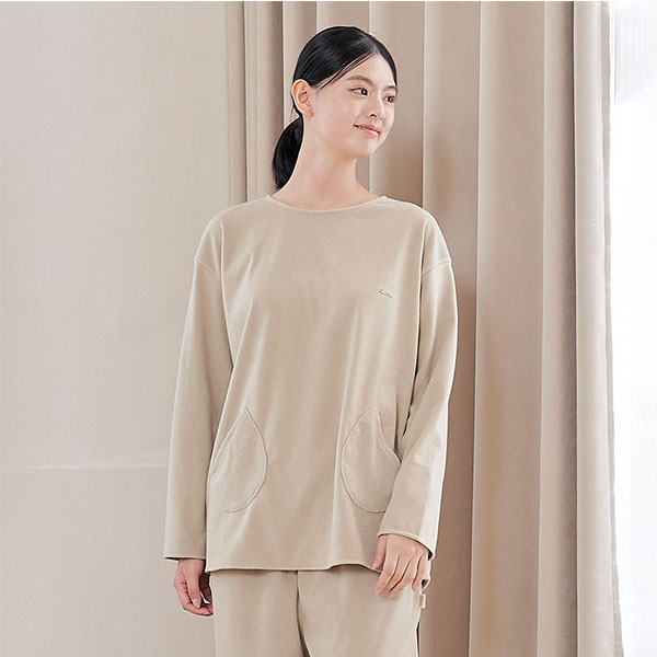 FLEECE搖粒絨口袋造型上衣-共2色 