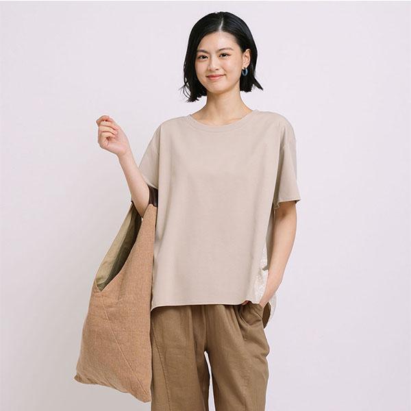 刺繡蕾絲拼接棉質上衣-共2色 