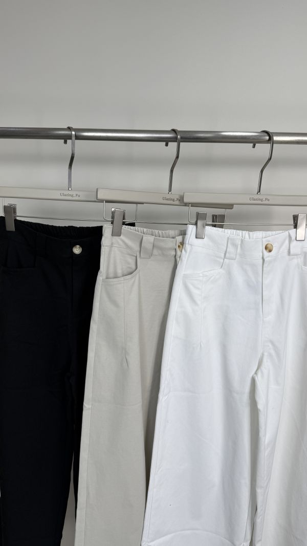 小隻女斜紋寬褲（秋天） 