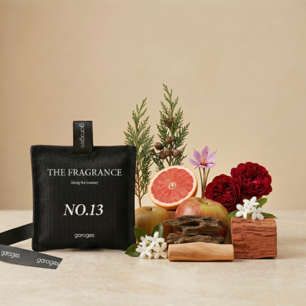 No.13 暮色琥珀｜木質調香氛包 車用香氛包,空間香氛包,黑玫瑰烏木,木質調香包,汽車擴香袋,JK garages,garages車用香氛
