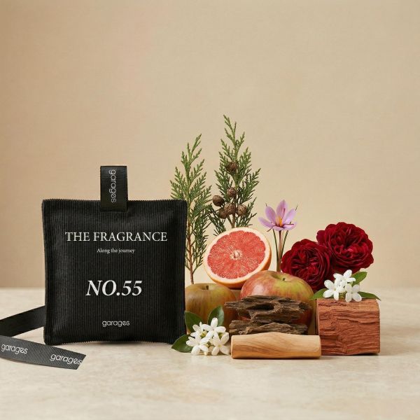【早鳥優惠預購】No.55 木質琥珀｜空間香氛包 車用香氛包,空間香氛包,黑玫瑰烏木,木質調香包,汽車擴香袋,JK garages,garages車用香氛