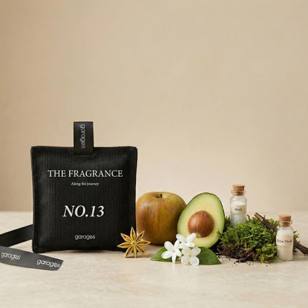 【早鳥優惠預購】No.13 木質麝香｜空間香氛包 車用香氛包,空間香氛包,黑玫瑰烏木,木質調香包,汽車擴香袋,JK garages,garages車用香氛