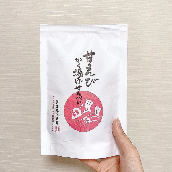 越前海鮮俱樂部 甜蝦仙貝 越前海鮮俱樂部,海鮮仙貝,甜蝦仙貝,兔瑪星日本選物店