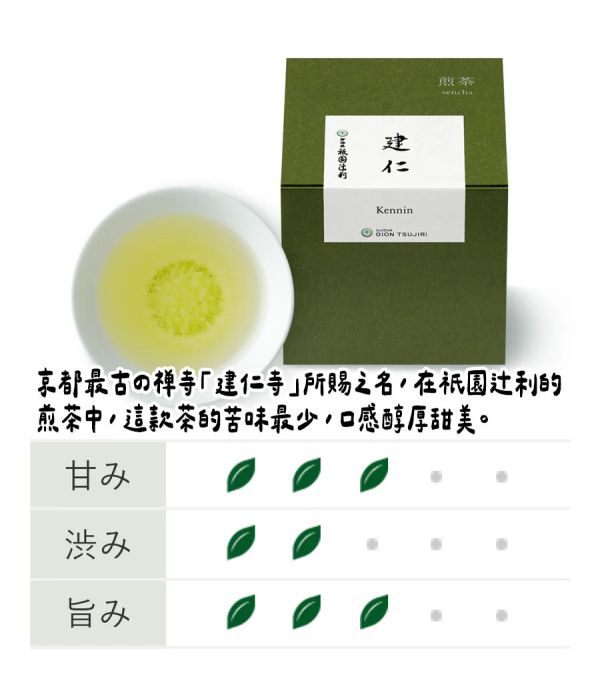 祇園辻利 煎茶 建仁 96g 祇園辻利,煎茶,建仁,兔瑪星日本選物店