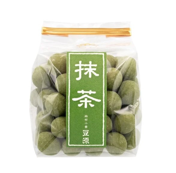 麻布十番 豆源 抹茶落花生 麻布十番,豆源,經典豆菓子,兔瑪星日本選物店,抹茶落花生