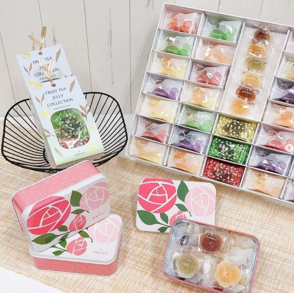 彩果的寶石 HK10 花缶 花鐵盒 彩果的寶石,水果軟糖,彩果の宝石,兔瑪星日本選物店,草莓軟糖鐵盒,花鐵盒