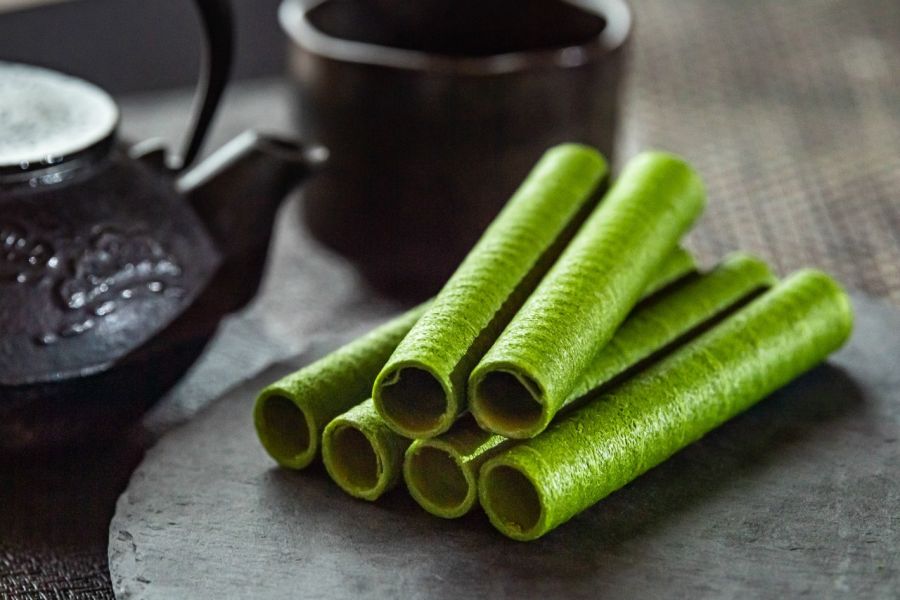 茶之環 抹茶巧克力蛋捲 茶之環,抹茶巧克力蛋捲,抹茶蛋捲,兔瑪星日本選物店