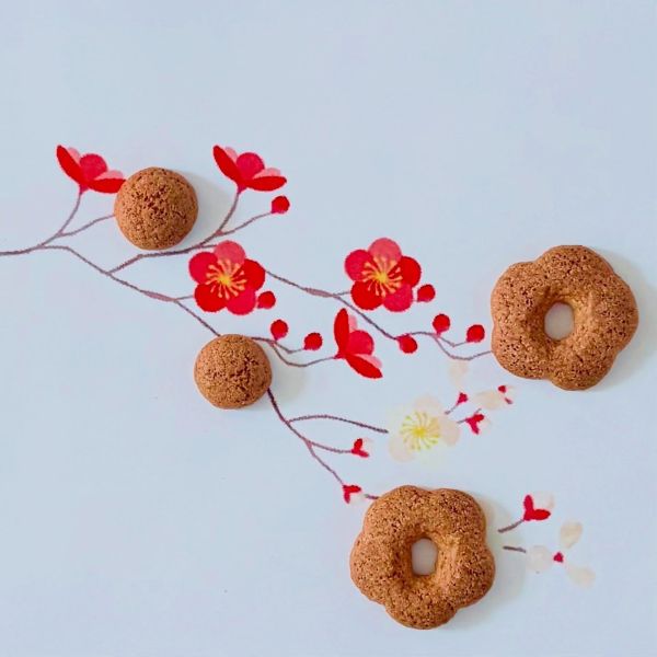 小花蕎麥餅乾 三角包25入 總本家河道屋,小花蕎麥餅乾,兔瑪星日本選物店